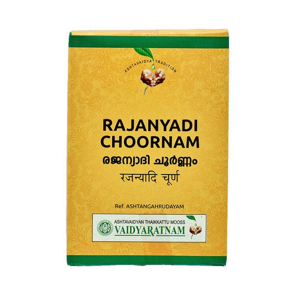 Vaidyaratnam Rajanyadi Choornam - Distacart