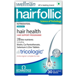 Thumbnail for Wellman Hairfollic UK's No.1 Hair Supplement Tablets For Men ( Tricologic Formula 30 Vitamins & Minerals) - Distacart