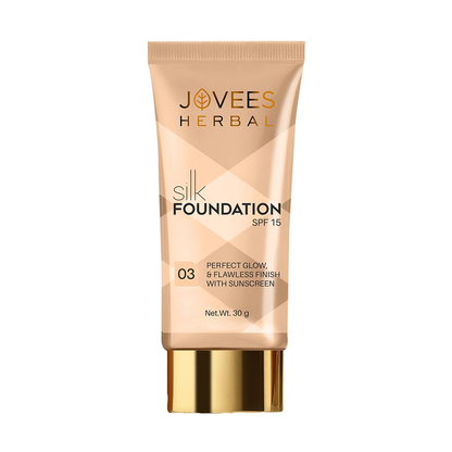 Jovees Silk Foundation SPF 15 - Shade 3 - Distacart