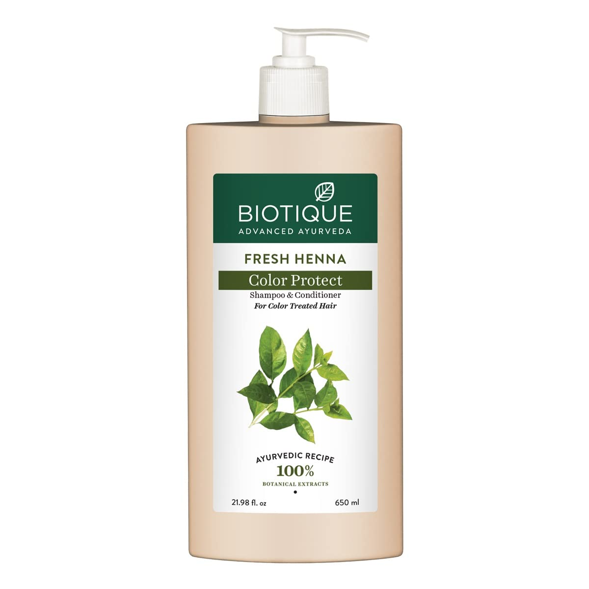 Biotique Bio Henna Leaf Fresh Texture Shampoo and Conditioner