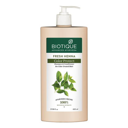 Biotique Bio Henna Leaf Fresh Texture Shampoo and Conditioner - Distacart