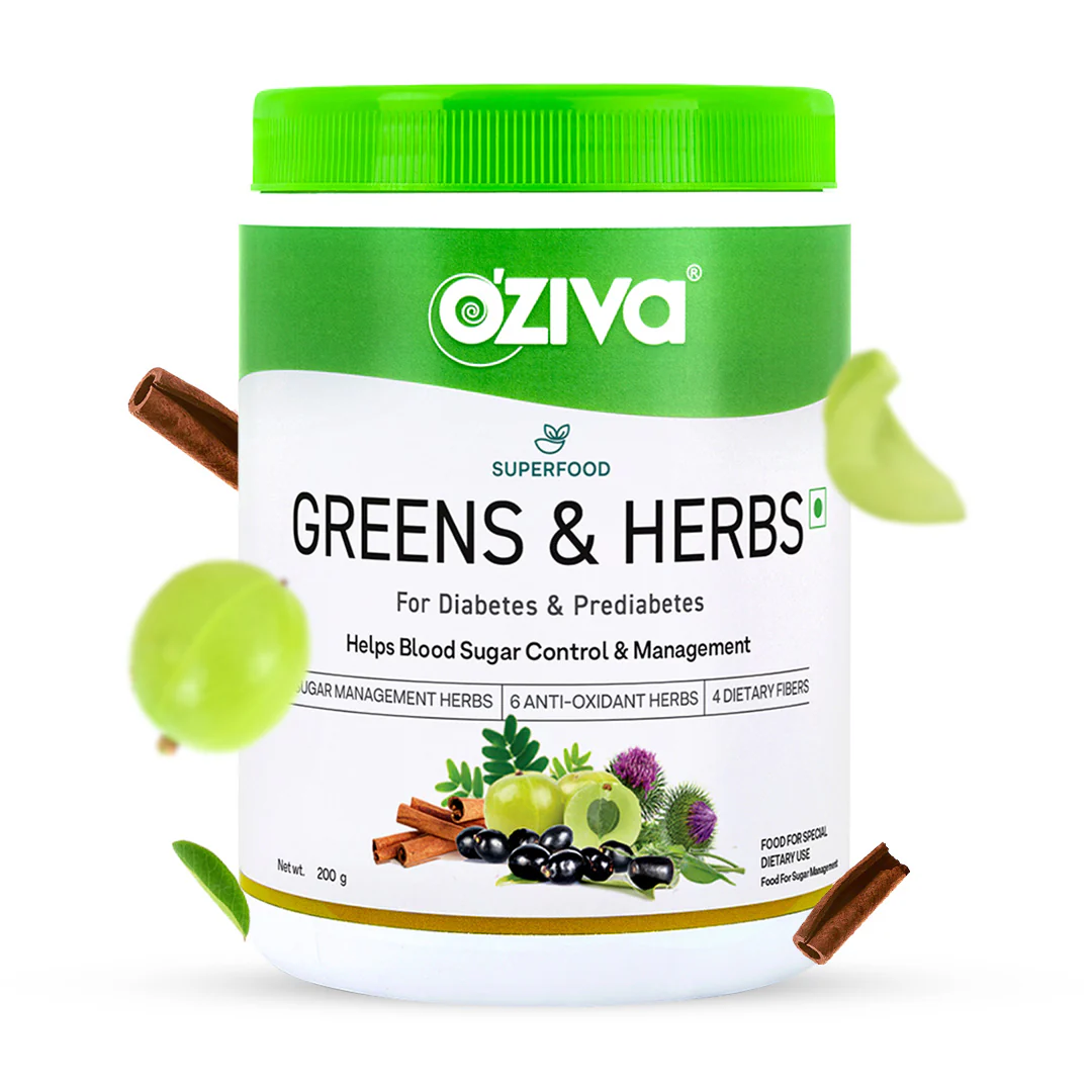 OZiva Superfood Greens & Herbs - Distacart