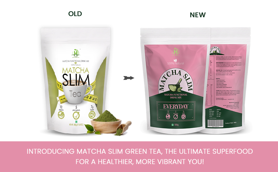 Healthy Nutrition Matcha Slim Green Tea - Distacart