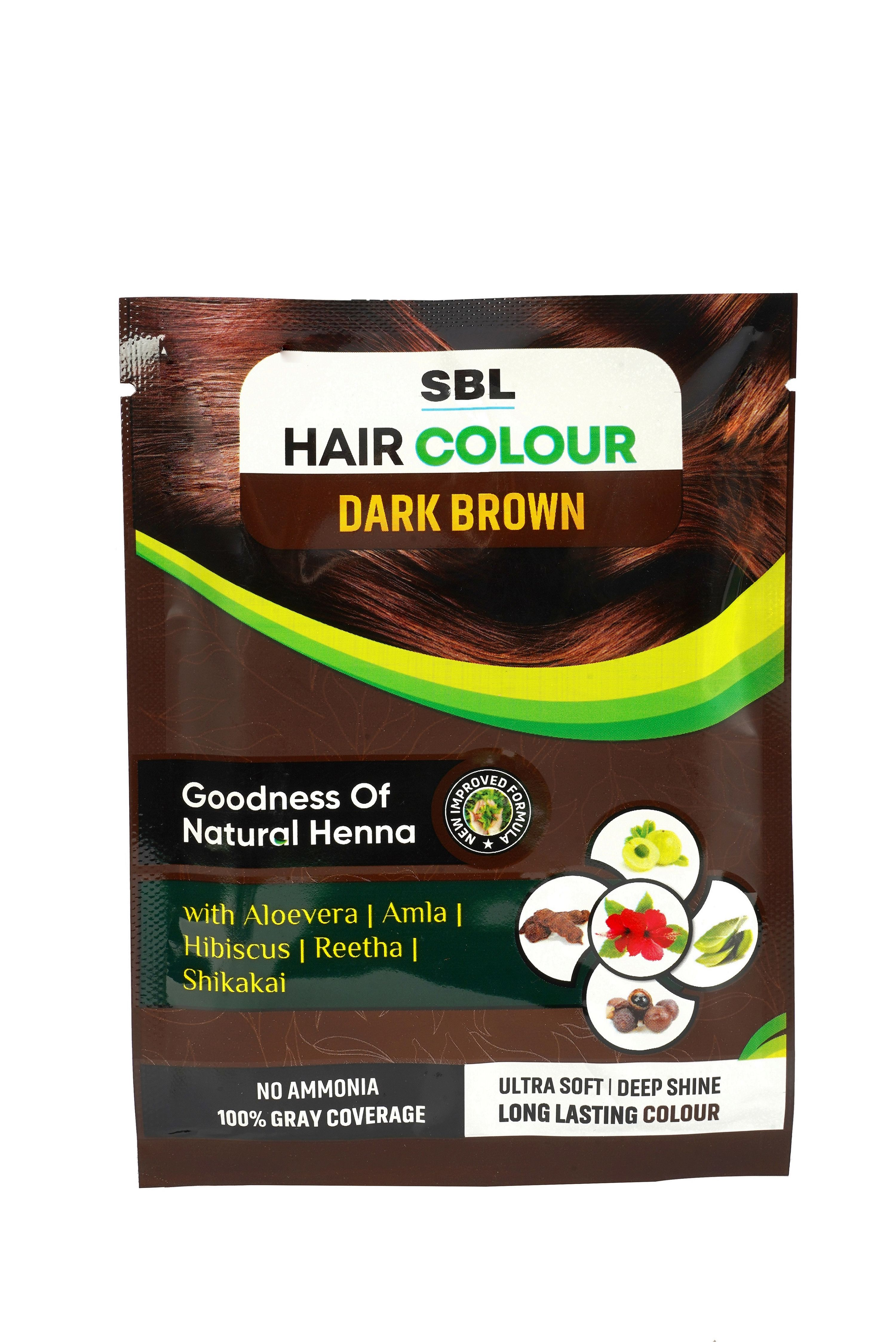 SBL Hair Colour Dark Brown - Distacart