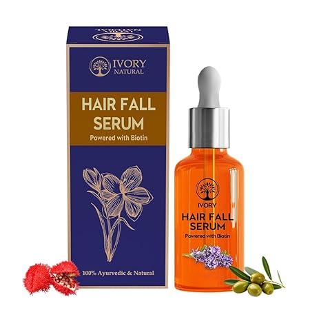 Ivory Natural Hair Fall Serum For Hair Fall & Soothes Scalp, For Men & Women - Distacart