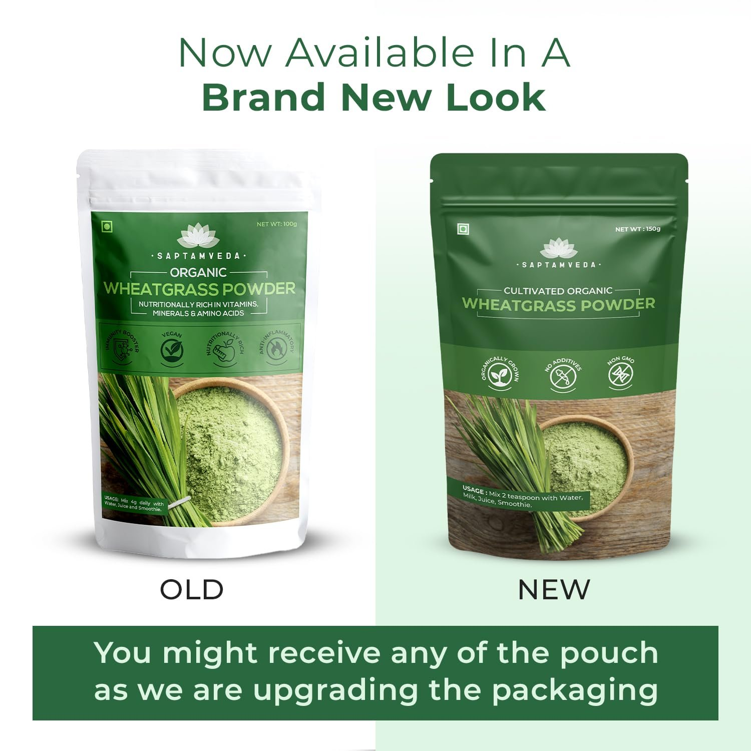 Saptamveda Organic Wheatgrass Powder - Distacart