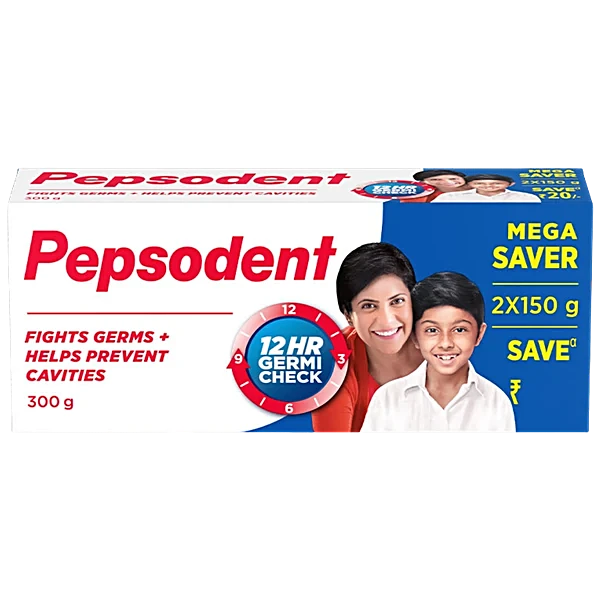 Pepsodent Germicheck 8 Actions Toothpaste With Anti-Germ Formula