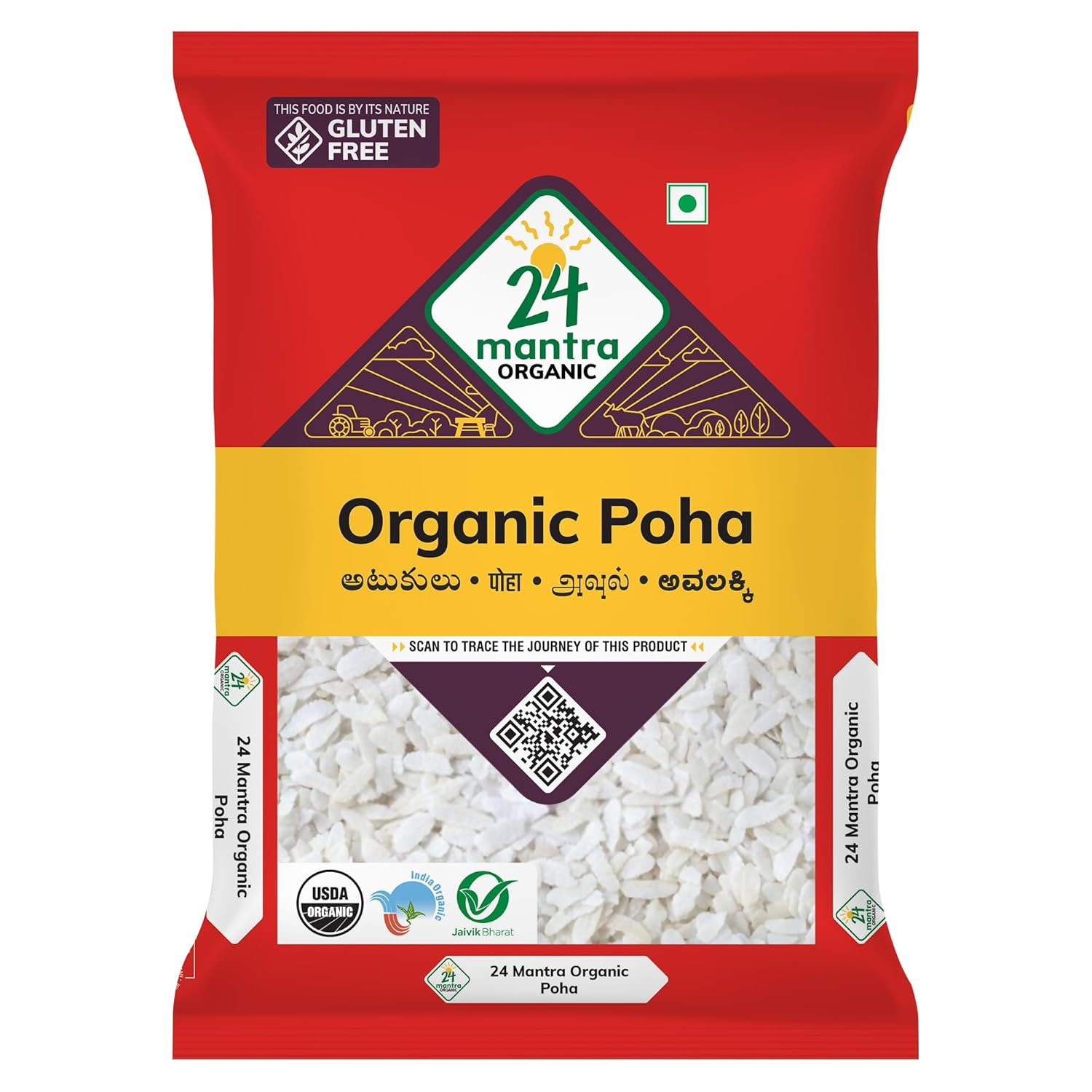 24 Mantra Organic White Thin Poha - Distacart