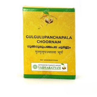 Vaidyaratnam Gulgulu Panchapala Choornam - Distacart