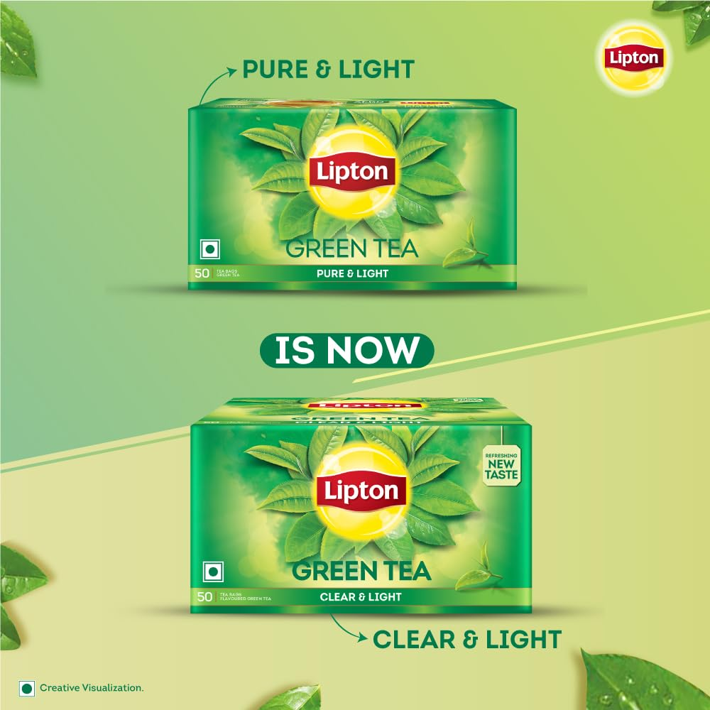 Lipton Pure & Light Green Tea Bags - Distacart
