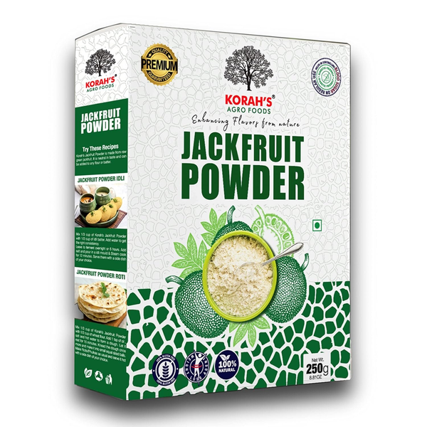 Korah's Green Jackfruit Powder | Gluten Free Raw Green Jack Fruit Flour | Kathal Powder Control Blood Sugar Levels, Healthy Diet Immunity Booster - Distacart