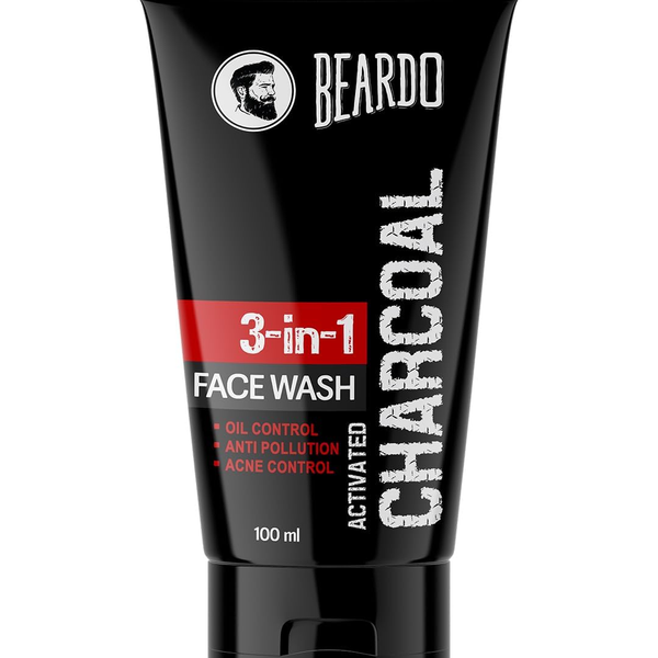 Beardo Activated Charcoal Face Wash - Distacart