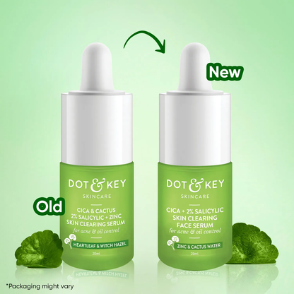 Dot & Key 2% Salicylic Cica Anti Acne Face Serum For Acne & Oil Control - Distacart