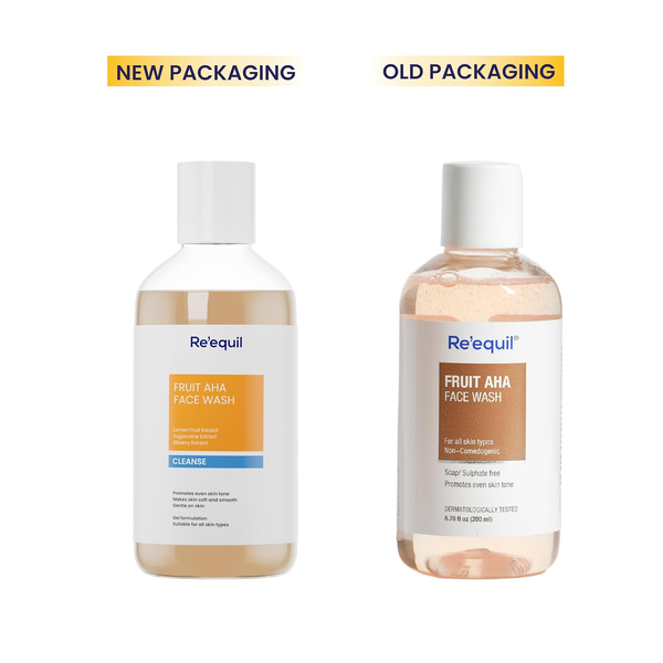 Re'equil Fruit AHA Face Wash - Distacart