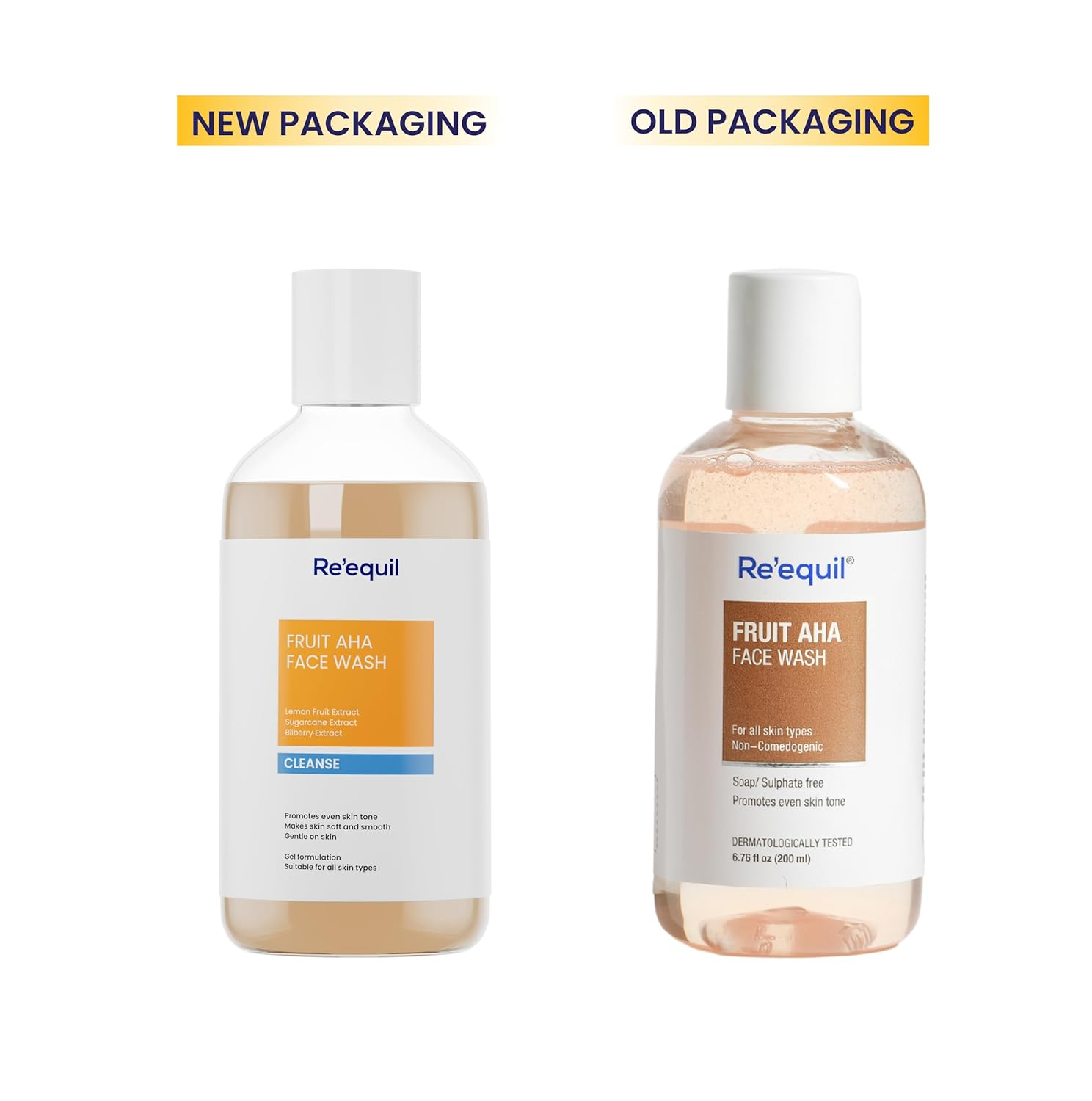 Re'equil Fruit AHA Face Wash - Distacart