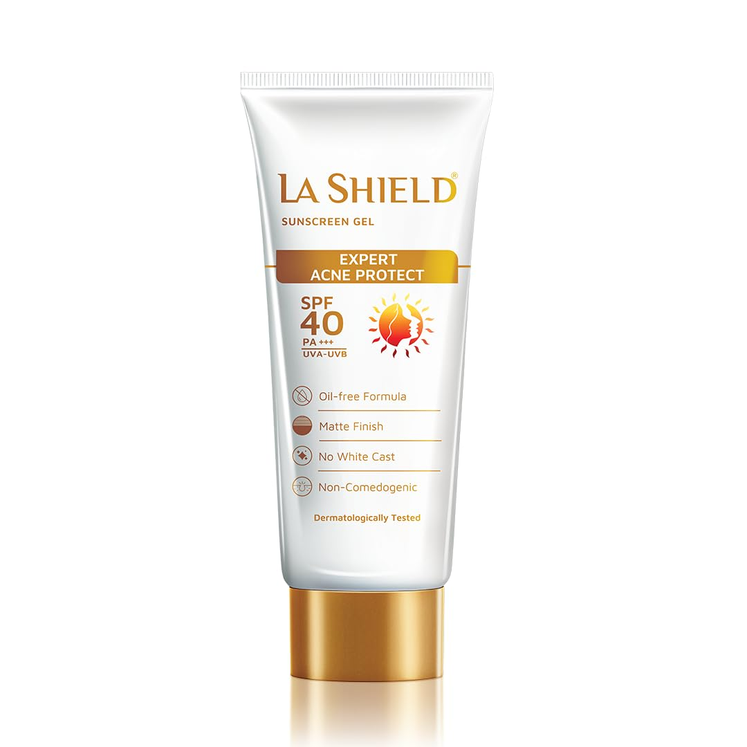 La Shield SPF 40+ and Pa+++ Sunscreen Gel - Distacart