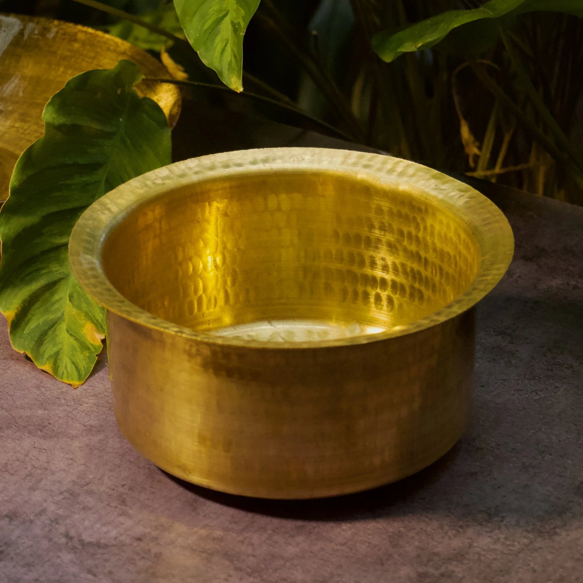 Pure Brass Patila, 1250ml - Distacart