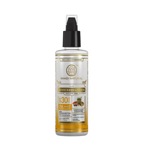 Khadi Natural Moisturising Sunscreen Lotion SPF 30 - Distacart