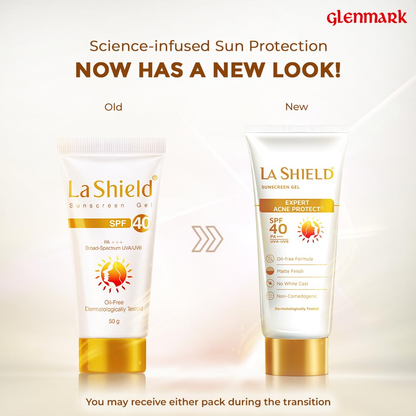 La Shield SPF 40 PA+++ Mineral Sunscreen Gel - Distacart