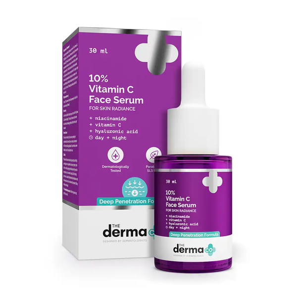 The Derma Co 10% Vitamin C Face Serum For Skin Radiance - Distacart