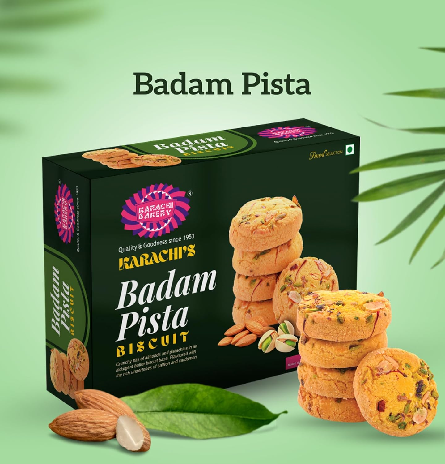 Karachi Badam Pista Biscuits - Distacart