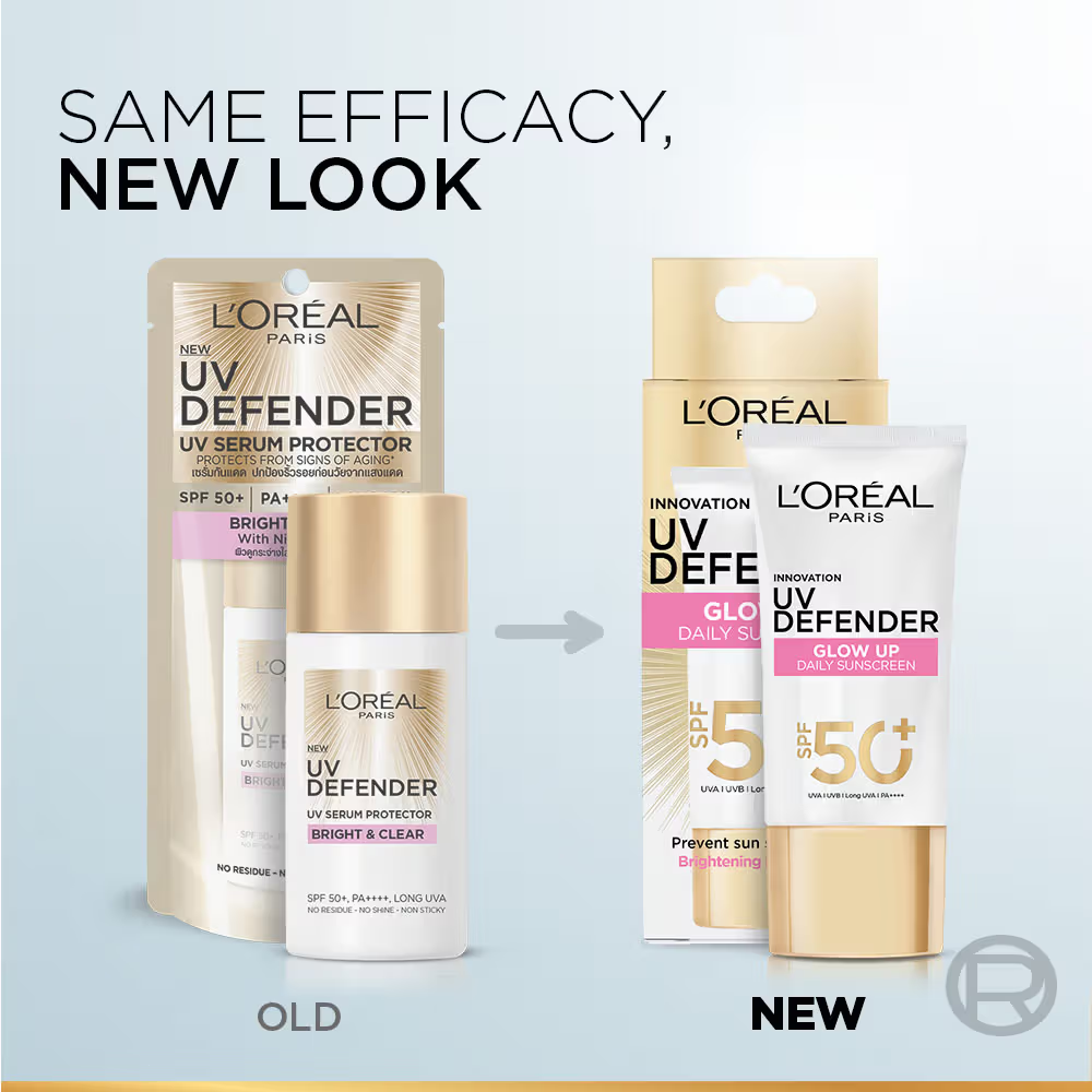 L'Oreal Paris Glycolic Acid Glowing And Protecting CSMS (Cleanser, Serum, Moisturizer, Sunscreen) Regime Kit