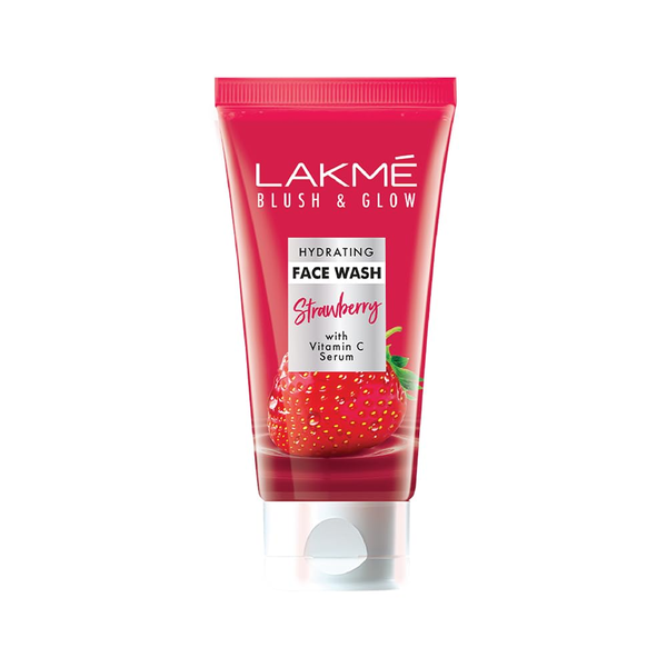 Lakme Blush & Glow Strawberry Freshness Gel Face Wash - Distacart
