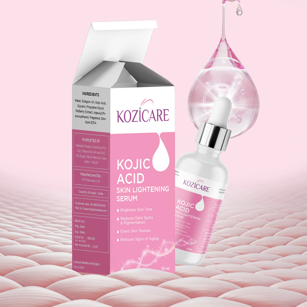 Healthvit Kozicare Skin Lightening Serum - Distacart