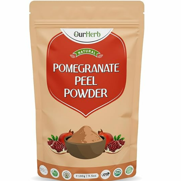 OurHerb Natural & Organic Pomegranate Peel Powder For Skin Care & Hair Care - Distacart