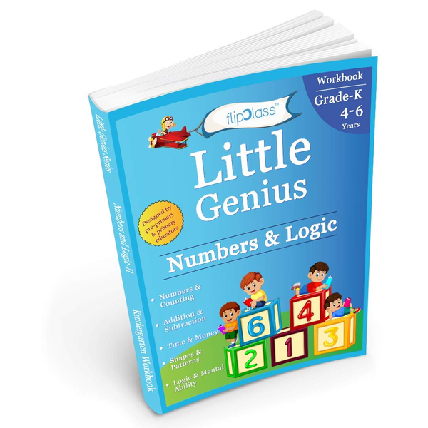 Numbers & Logic: KG Workbook (Little Genius Series) to Pre-Primary Child (4-6 yrs)(English) - Distacart