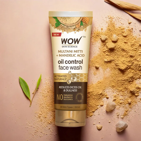 Wow Skin Science Purifying Multani Mitti Face Wash - Distacart
