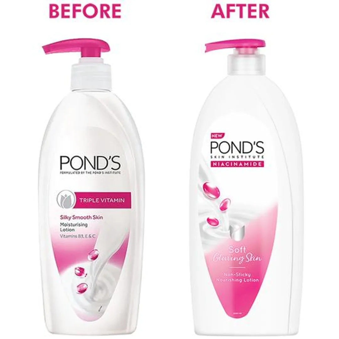 Pond's Niacinamide Nourishing Body Lotion for Soft Glowing Skin - Distacart