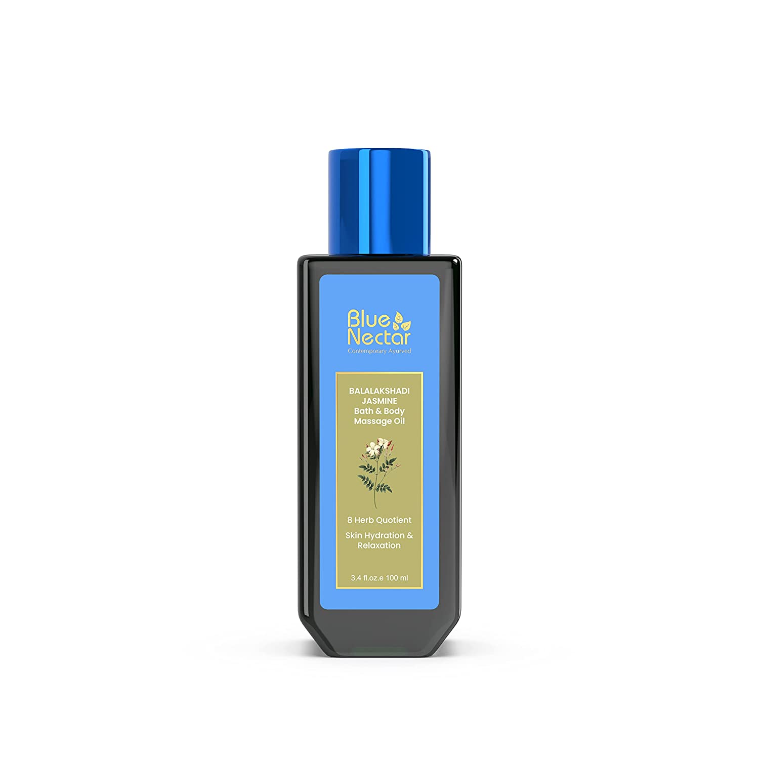 Blue Nectar Balalakshadi Jasmine Bath & Body Massage Oil - Distacart