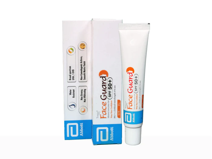 Tvaksh Face Guard Sunscreen Gel SPF 50+ - Distacart