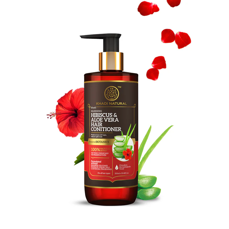 Khadi Natural Hibiscus & Aloe Vera Hair Conditioner - Distacart