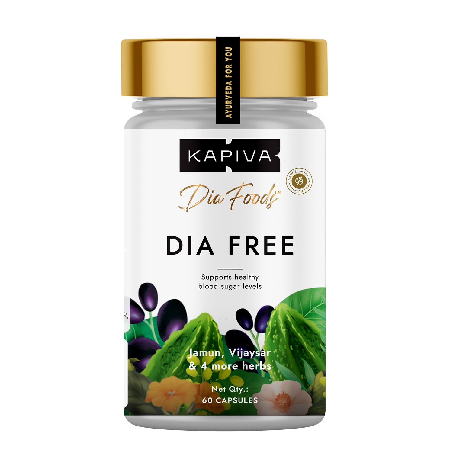 Kapiva Ayurveda Dia Free Capsules - Distacart