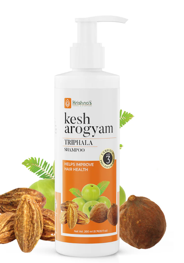 Krishna's Herbal & Ayurveda Kesharogyam Triphala Anti-Dandruff Shampoo - Distacart