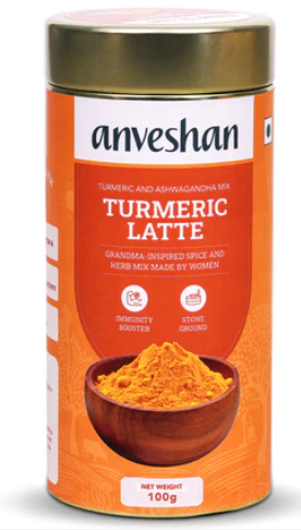 Anveshan Turmeric Latte Ashwagandha Mix - Dista