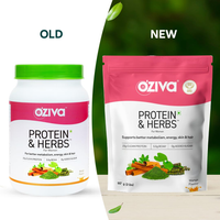 Thumbnail for OZiva Protein & Herbs for Women - Protein Powder to Reduce Body Fat, Manage Weight & Metabolism, No Added Sugar - Distacart