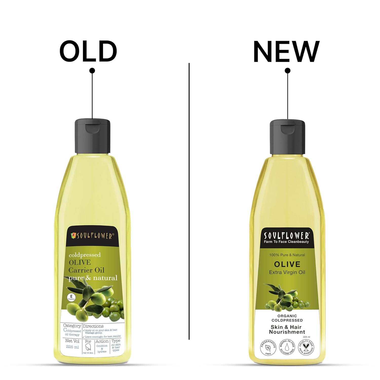 Soulflower Pure & Natural Coldpressed Olive Carrier Oil - Distacart