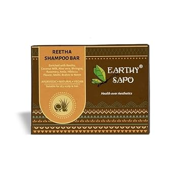 Earthy Sapo Reetha Shampoo Bar - Distacart
