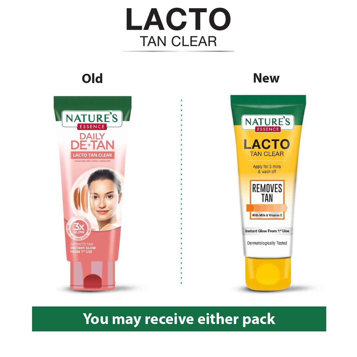 Nature's Essence Daily De-Tan Lacto Tan Clear - Distacart