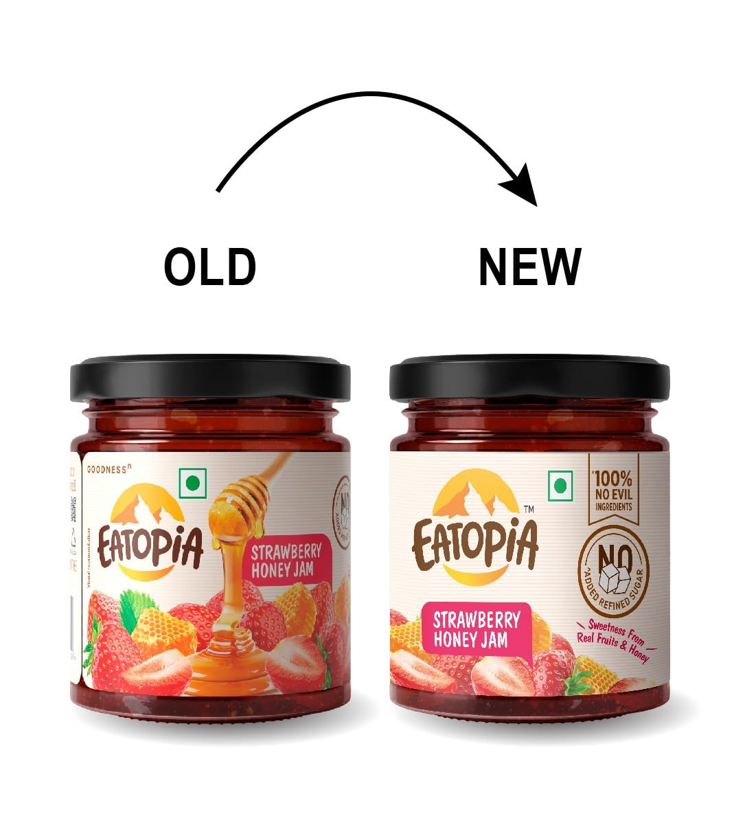 Eatopia Strawberry Honey Jam - Distacart