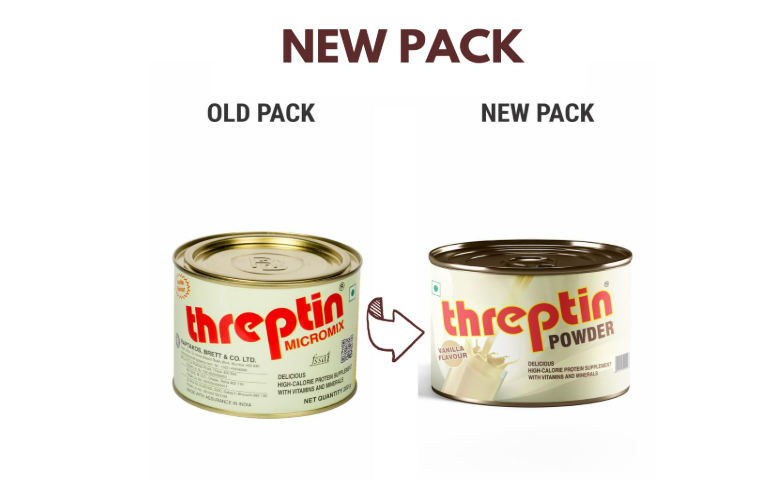 Threptin Micromix High Protein Milk Addon - 200 g (Vanilla) - Distacart