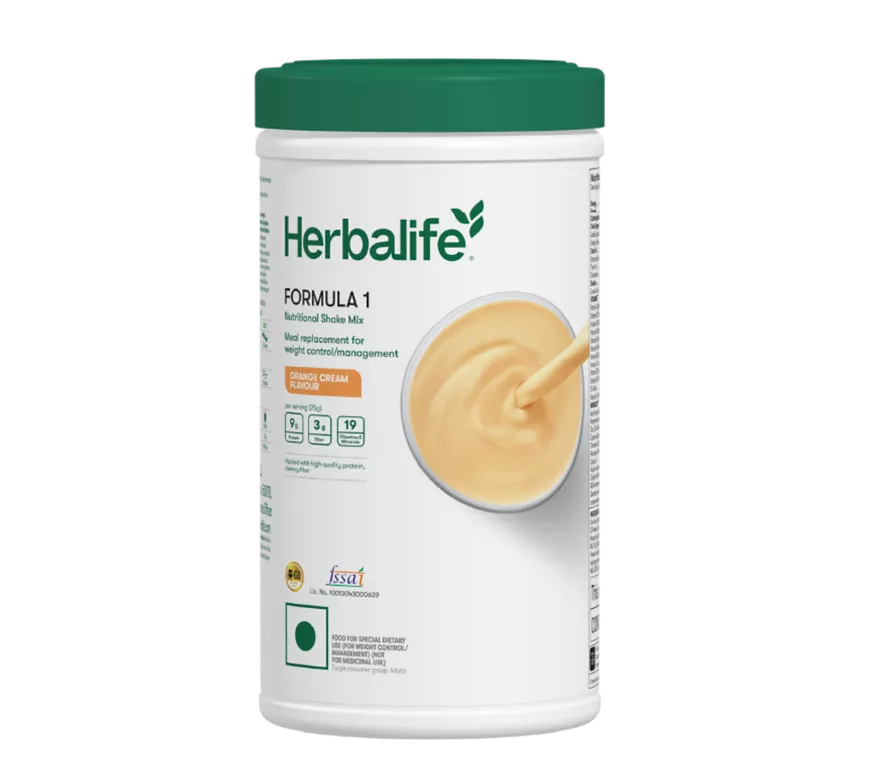 Herbalife Formula 1 - Nutritional Shake Mix - Orange Flavour Cream - Dista
