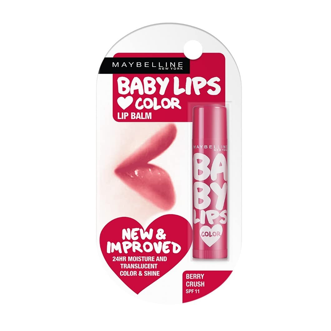 Maybelline New York Baby Lips Lip Balms Cherry Kiss And Berry Crush - Distacart