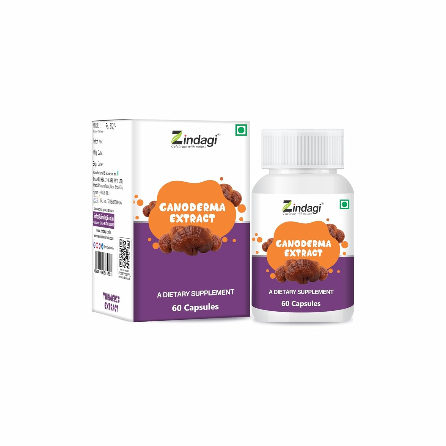 Zindagi Ganoderma Capsules - Distacart