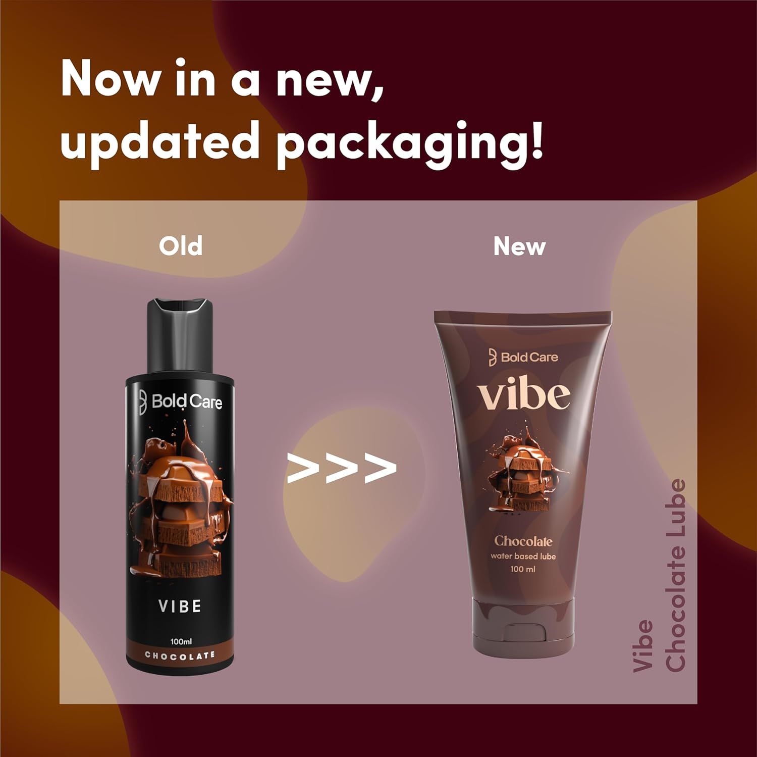Bold Care Vibe Chocolate Flavor Massage Gel - Distacart