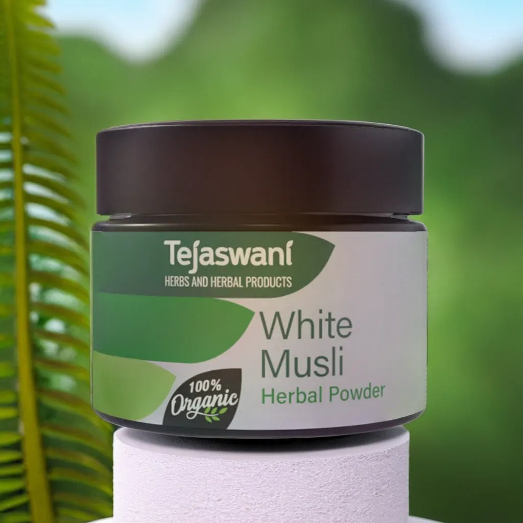 Tejaswani Herbs and Herbal Products White Musli Powder - Distacart