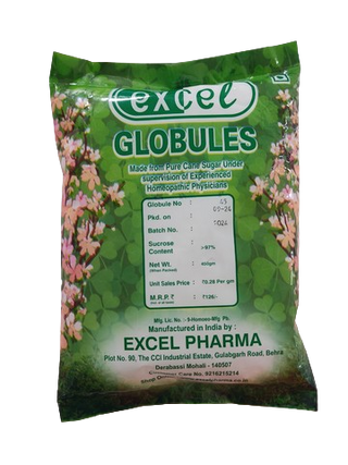 Excel Pharma Homeopathic Globules Globule No 45 - Distacart
